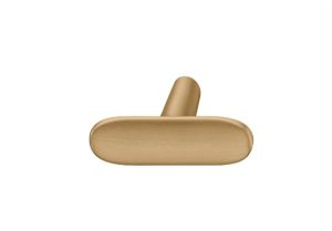 Tay nắm tủ Hafele màu vàng mờ 46mm 106.70.123