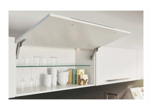 Tay nâng 1 cánh Häfele Free Space màu trắng 493.05.914