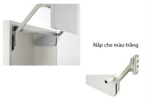 Tay nâng Hafele FREE UP 600mm 14.6kg màu trắng 493.05.795