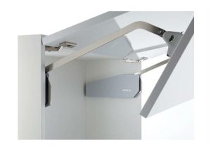 Tay nâng 2 cánh Häfele cao 580-650mm 8.5kg màu xám 493.05.732